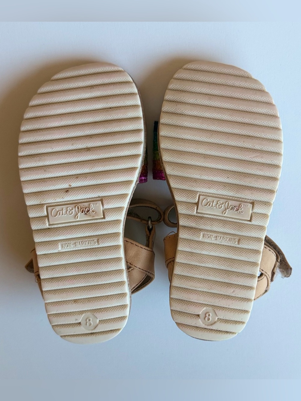Girls' Pink Strappy Sandals - Classic Comfort - Picture 5 of 11